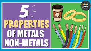 Physical Properties of Metals and Nonmetals  Chemistry [upl. by Norga]