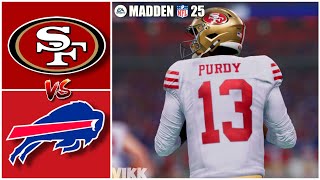 49ers vs Bills Week 13 Simulation Madden 25 PS5 [upl. by Kali]