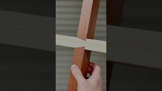 I made cross halflap joint with dovetailed shorts [upl. by Ahsikrats]