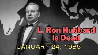 Scientology Announces the Death of L Ron Hubbard  with Mark Fisher [upl. by Llibyc500]