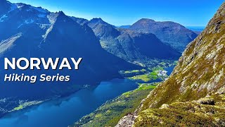 Hiking in Norway Series Ep13 Dravlausegga Roundtrip Sykkylven ASMR [upl. by Atinor]