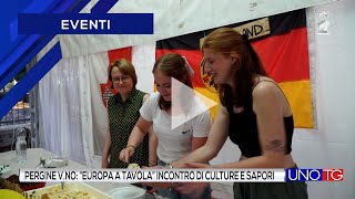 A Pergine quotEuropa a tavolaquot incontro di culture e sapori [upl. by Ahsiemal]