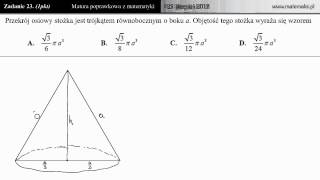 Zadanie 23  Matura poprawkowa 2012 [upl. by Kyre]
