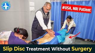 USA NRI Patient  Slip Disc and Back Pain Treatment By Dr Yogesh Sharma Sikar Raj 919414038357 [upl. by Ragen]