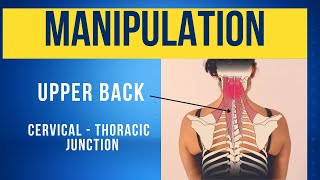 Spinal manipulation HVT  Grade 5 to the CervicalThoracic Junction [upl. by Nadual]