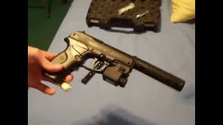 Crosman C11 Tactical Laser 177 BB Gun Pistol CO2 [upl. by Hashim893]