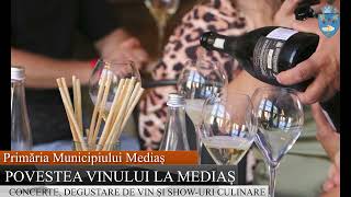 Poveste Vinului la Mediaș  Concerte degustare de vin și showuri culinare [upl. by Nortad943]