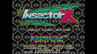 Insector X SEGA GENESIS  Damp Hall [upl. by Enyaht513]