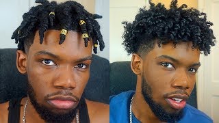 Easy Twist Out Men Two Strand Twist amp Twist Out For Men [upl. by Elbertine]