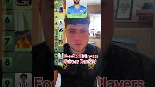 Football Players Primes Ranked football footballplayer ranking viralshorts [upl. by Meibers500]