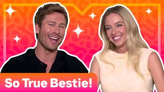 Glen Powell amp Sydney Sweeney ANYONE BUT YOU Interview by a Rom Com Fan  LadyJenevia [upl. by Certie392]