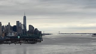 Sailing out of Manhattan 01272024 [upl. by Annayoj]