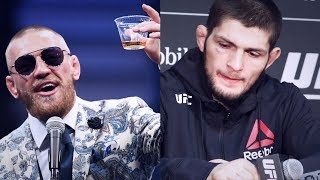 CONOR MCGREGOR TAUNTS MUSLIM KHABIB WITH ALCOHOL [upl. by Pacifica]