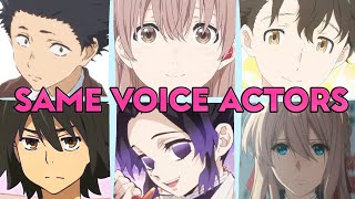 Koe no Katachi All Characters Japanese Dub Voice Actors Seiyuu Same Characters A Silent Voice [upl. by Ruthven48]