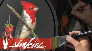 Greg quotCraolaquot Simkins painting an Island Cardinal Study [upl. by Ladnyk]