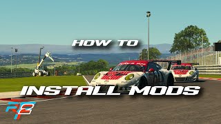 How to install manually downloaded rFactor 2 mods [upl. by Fricke]