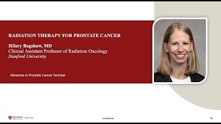 Radiation Therapy for Prostate Cancer with Hilary Bagshaw [upl. by Bunker]