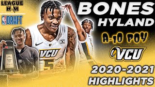 NahShon Bones Hyland Full 202021 Sophomore SZN Highlights w VCU  A10 POY  NBA Draft 2021 [upl. by Anavlys]