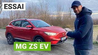 Essai MG ZS EV 2022  le SUV à prix canon prend du galon [upl. by Waller]