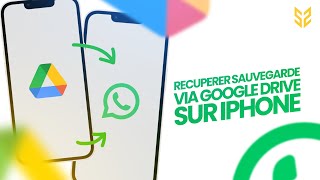 Comment récupérer une sauvegarde WhatsApp de Google Drive sur iPhone [upl. by Lothar796]