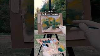 Plein Air Painting Connects Me to Nature Peace Art Inspiration pleinair artist oilpainting [upl. by Anileba]