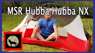 MSR Hubba Hubba NX Two Person Backpacking Tent  Overview and Set Up [upl. by Baal]