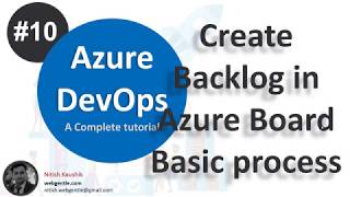 10 Create backlog in Azure Board  Azure devops tutorial for beginners [upl. by Yeca]