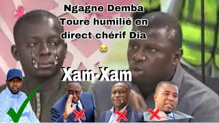 Ngagne demba Toure Humilié en Direct Chérif Dia de TFM Barthélémy Diaz  Bougane  Macky Sall [upl. by Crystal266]