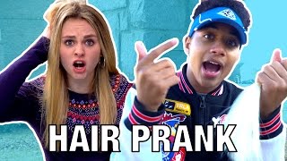 IVEYS SURPRISE HAIRCUT PRANK ft Justin [upl. by Robinetta]