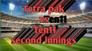 Tetra pak vs Ten 11 second innings thrilling batting by Usman [upl. by Grim]