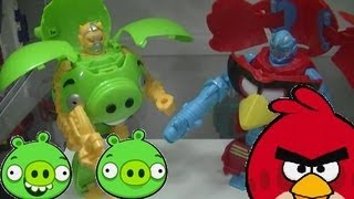 Angry Birds Transformers  Super Red Bird and Pig Review  Protoman [upl. by Materse]