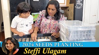 Planting Vegetables for 2024 in Tamil  Starting seeds for home vegetable garden in Tamil [upl. by Hsatan]