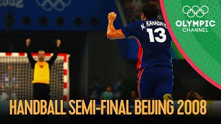 France v Croatia  Mens Handball SemiFinal  Beijing 2008 Replays [upl. by Aneeuq598]