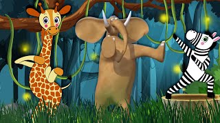 Gazoon  Aerobics With Animals  Jungle Adventure  Kids Animation  Funny Animal Cartoon For Kids [upl. by Kennie]