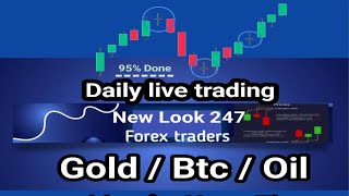 BTCGOLDOIL TODAY LIVE TRADING [upl. by Nazus]