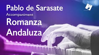 PSarasate  ROMANZA ANDALUZA Spanish Dances op22 piano accompaniment [upl. by Redford]