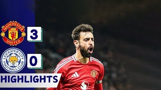 Manchester United vs Leicester City 30 All Goals Extеndеd Hіghlіghts Full Match 1080p [upl. by Louella]