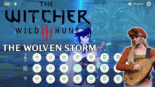 The Wolven Storm Priscillas Song from The Witcher 3  Genshin Impact Lyre Cover EASY [upl. by Lisab]