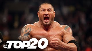 20 greatest Batista moments WWE Top 10 Special Edition May 5 2022 [upl. by Attesor936]