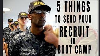 5 THINGS TO SEND YOUR RECRUIT IN BOOT CAMP  NAVY BOOT CAMP 2020 [upl. by Agathy]