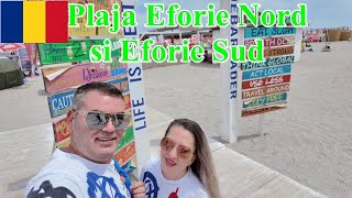 EFORIE NORD 2024  Plaja este Plina 🇷🇴 Preturile La Sezlong si Hoteluri o iau Razna [upl. by Norahs437]