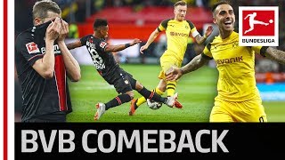 Dortmunds Sensational Comeback  Reus Sancho Alcacer amp Co Stun Leverkusen [upl. by Ainslie290]