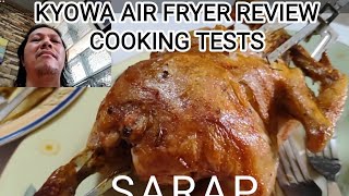 Kyowa Air Fyer Oven KW3860 Cooking Review [upl. by Elehcor121]