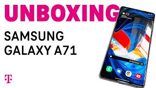 Samsung Galaxy A71 5G Phone Unboxing  TMobile [upl. by Ahsed980]