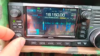 Antena multi banda  DA∅RC qso 18 MHz EA3GNH qrp [upl. by Fleece561]