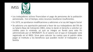 PENSIONES  SISTEMA DE REPARTO IMSS E ISSSTE [upl. by Linden533]