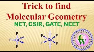 Tricks to find Molecular Geometry [upl. by Fitalludba305]