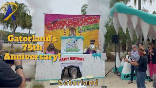 Gatorland 75th Anniversary Celebration Moment [upl. by Alrzc]