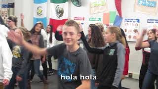 Levántense Music Video Spanish Classroom Commands Rap [upl. by Zaccaria265]