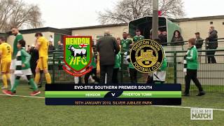 Hendon 2 Tiverton 2 HIGHLIGHTS 19 Jan 2019 [upl. by Jennine]